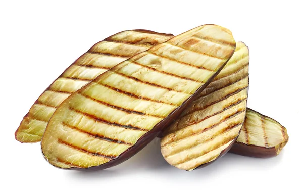 Grilled eggplant slices — Stock Photo, Image