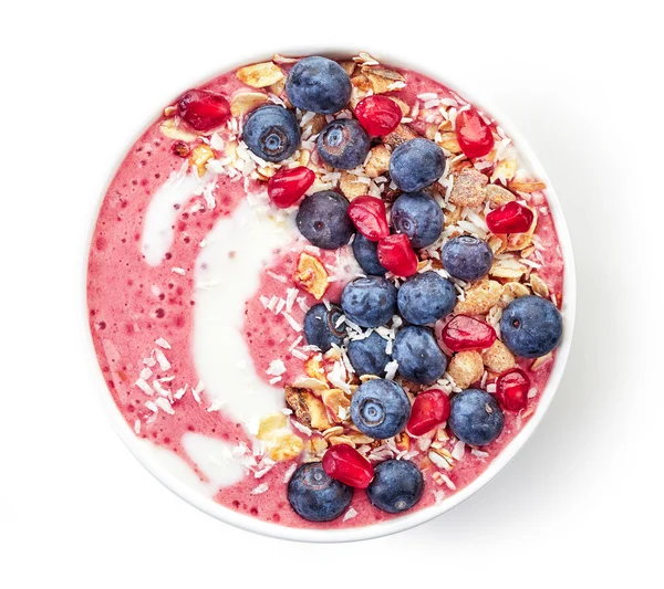 Frukost smoothie skål — Stockfoto