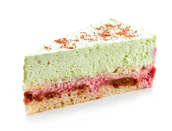 Gâteau au fromage basilic et fraise — Photo