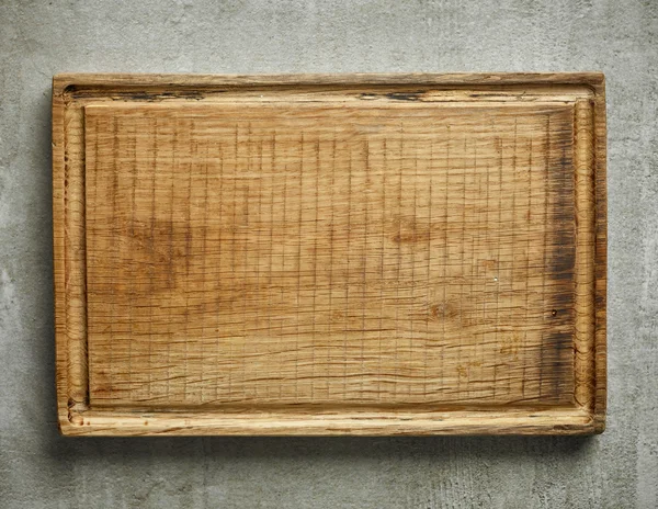 Tabla de cortar de madera vacía — Foto de Stock
