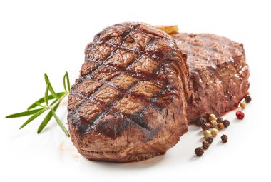 grilled beef steaks clipart