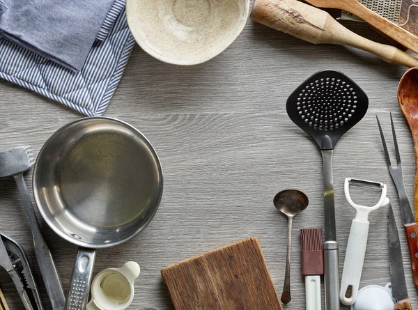 Vários utensílios de cozinha — Fotografia de Stock