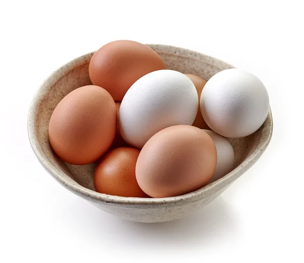 Tálba a tojás — Stock Fotó