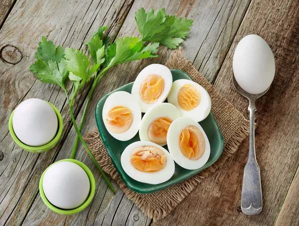 Varios huevos cocidos — Foto de Stock