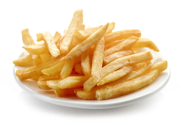 Plate of french fries — Stock Photo, Image