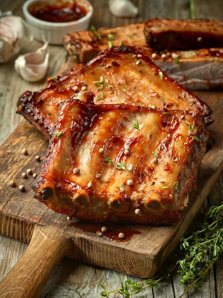 Grilled pork ribs — Stock Photo, Image