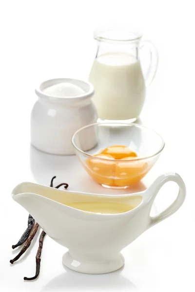 Sos de vanilie ingrediente — Fotografie, imagine de stoc