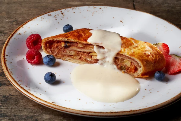 Apfelstrudel — Stockfoto