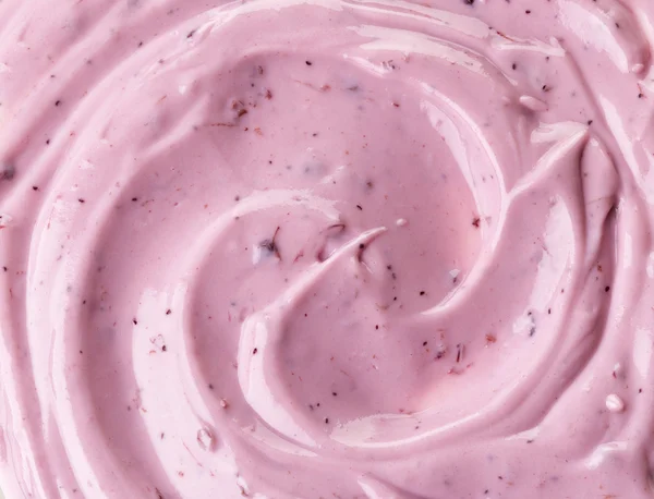 Yogurt alla bacca rosa — Foto Stock