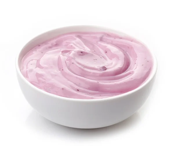 Mísa jogurt — Stock fotografie