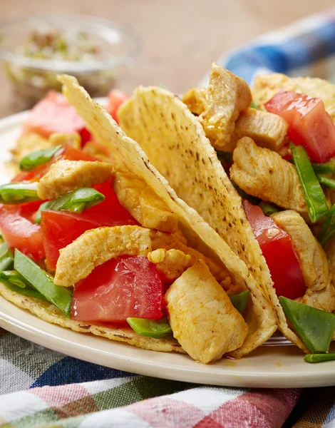 Chicken taco — Stock Photo, Image