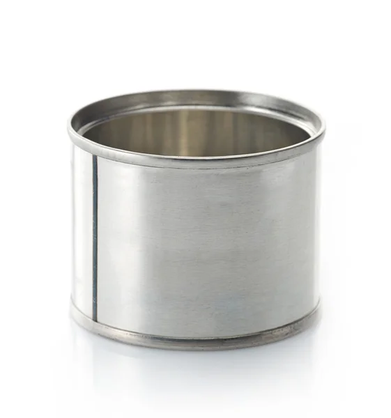 Empty aluminum tin can — Stock Photo, Image