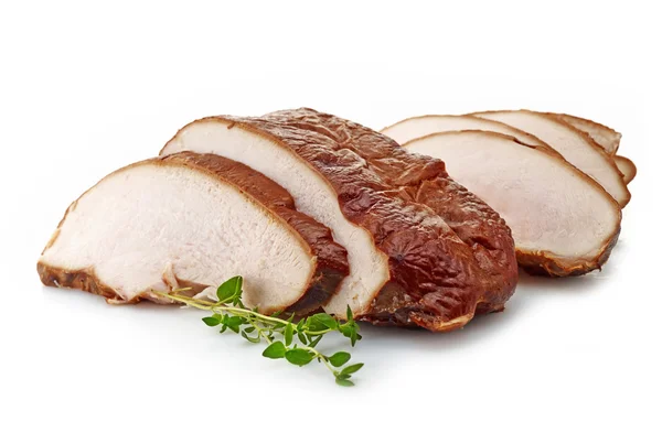 Sliced chicken meat — Stock Photo, Image