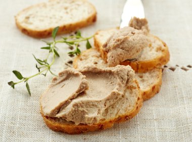 sandwich with liver pate clipart