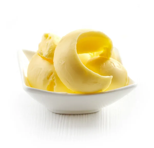 Bowl of butter — Stock Photo, Image