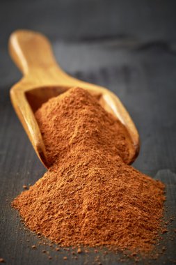 Tarçın ile ahşap Kepçe