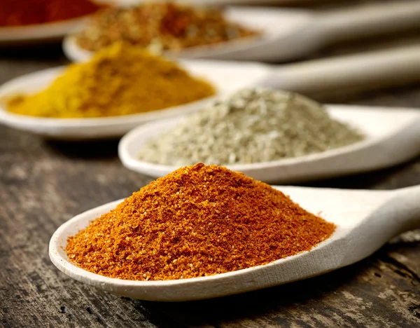Various kinds of spices — Stock Photo, Image
