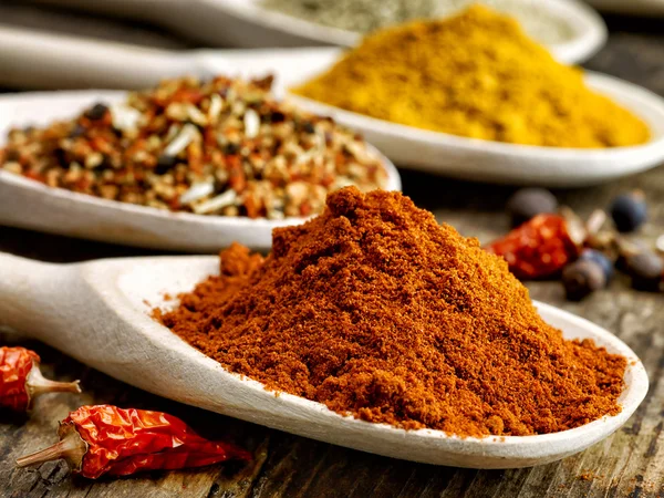 Various kinds of spices — Stock Photo, Image