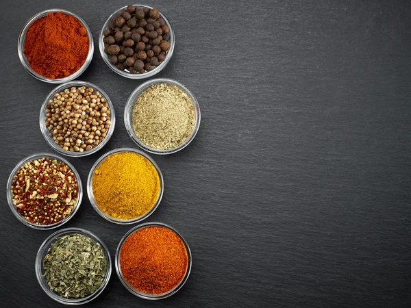 Various kinds of spices — Stock Photo, Image