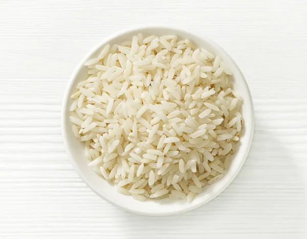 Миска рисовых зерен — стоковое фото
