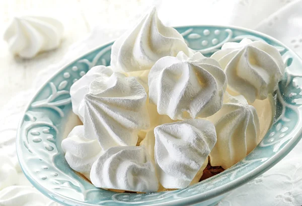 Tazón de galletas de merengue —  Fotos de Stock