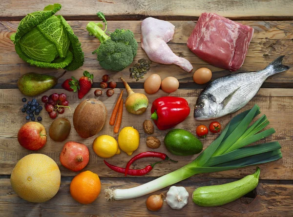 Paleo dieetproducten — Stockfoto