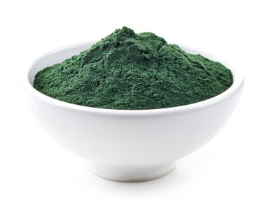 spirulina yosun toz kase