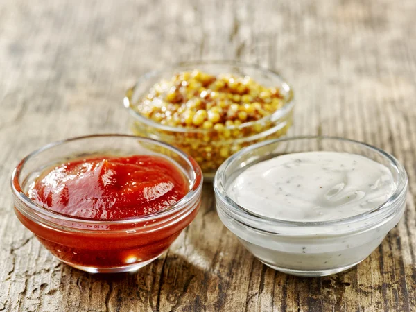 Various sauces — Stock Photo, Image