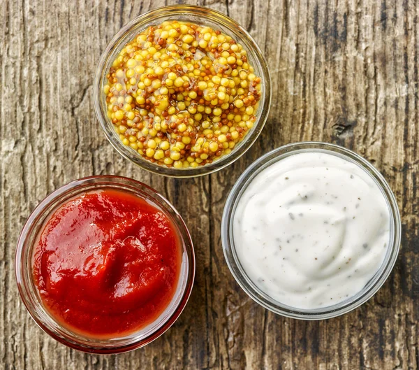 Various sauces — Stock Photo, Image