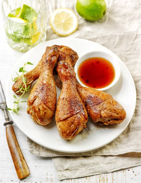 Patas de pollo a la parrilla — Foto de Stock