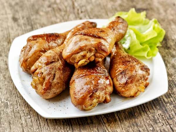 Jambes de poulet grillées — Photo