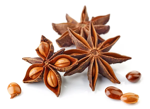 Star anise spice and seeds — Stock Photo, Image