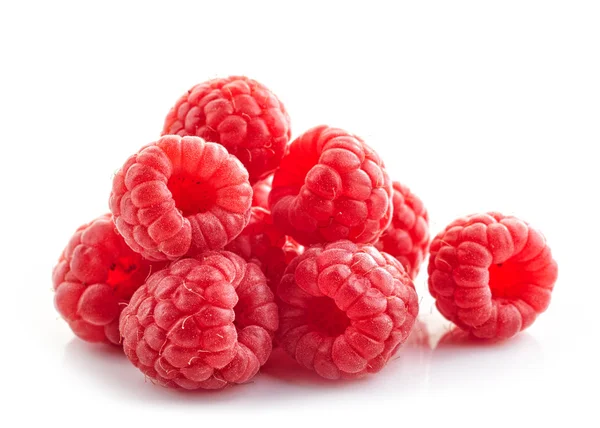 Heap of fresh raspberries — Stock Photo, Image