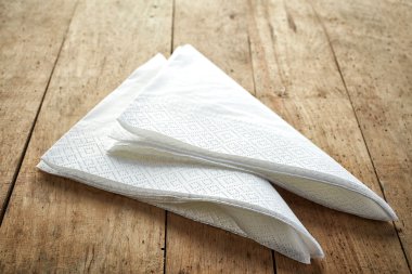 white paper napkins  clipart