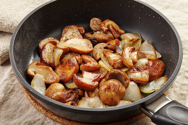 Gebratene Champignons — Stockfoto