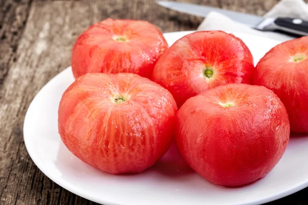 Tomates blanqueados —  Fotos de Stock