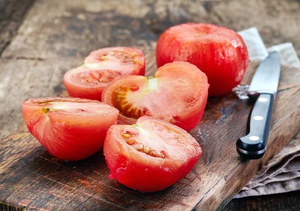 Blanched tomatoes — Stock Photo, Image