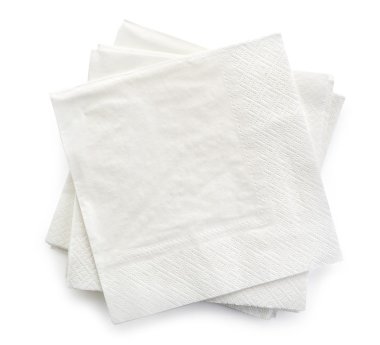 white paper napkins clipart