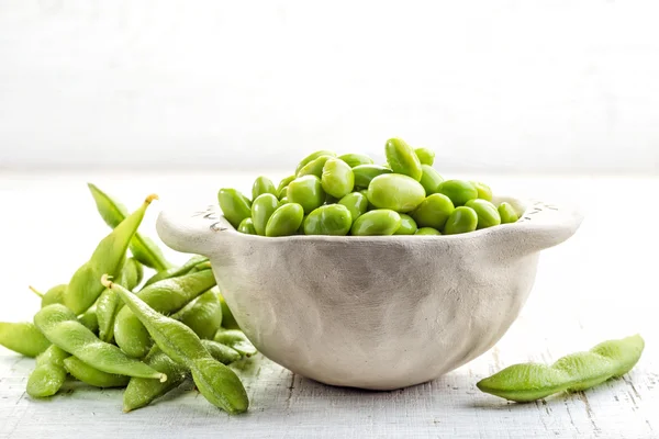 Tazón de judías verdes — Foto de Stock