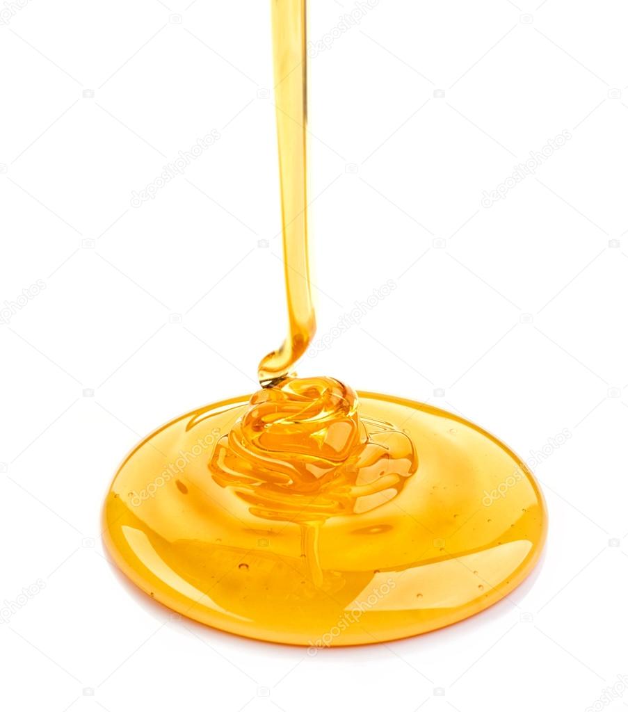 pouring honey