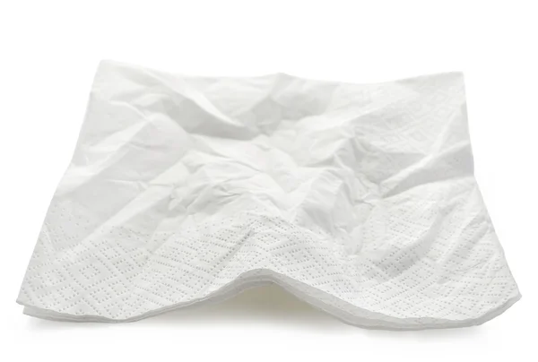 White paper napkin — Stock Photo, Image