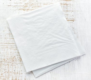 white paper napkins clipart