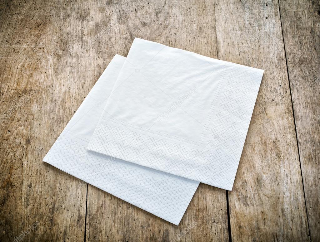 White paper napkins Stock Photo by ©magone 73636193