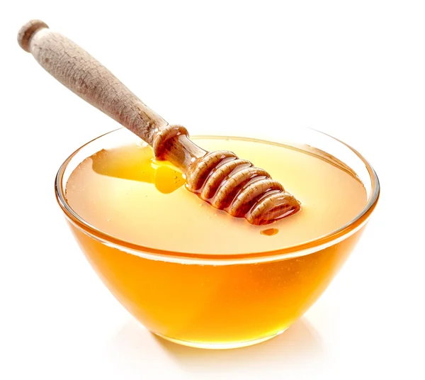 碗的蜂蜜 — 图库照片