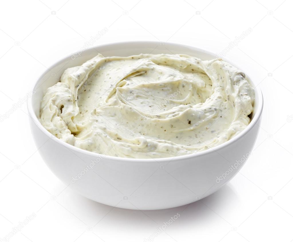 Cream cheese with herbs Stock Photo by ©magone 84713058