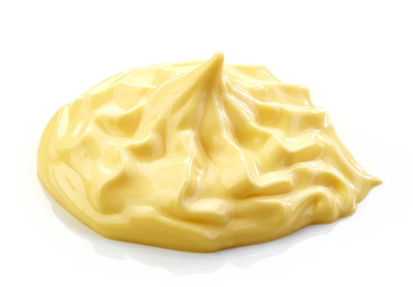 Mayonaise op een witte achtergrond — Stockfoto