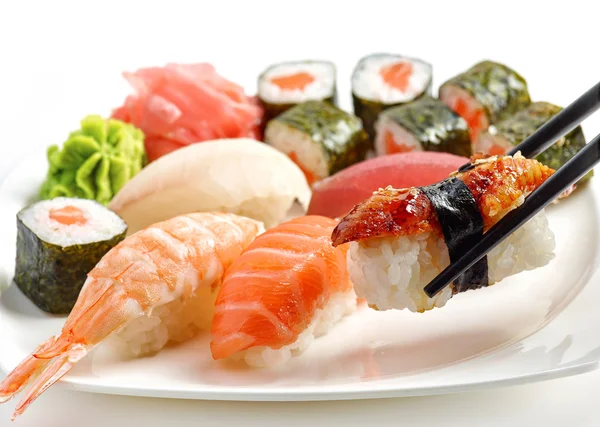 Olika sushi — Stockfoto