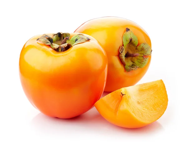 Persimmons maduros frescos — Fotografia de Stock