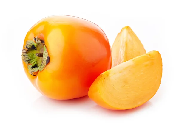 Fresh ripe persimmons — Stock Photo, Image