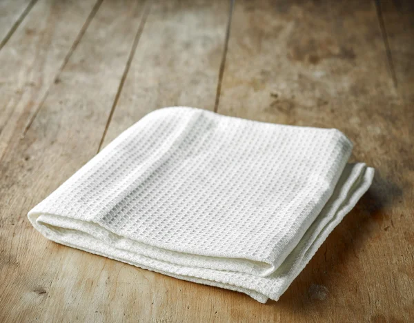 White cotton towel — Stock Photo, Image